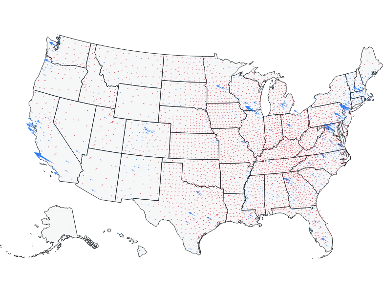 Vector - election-wind-map